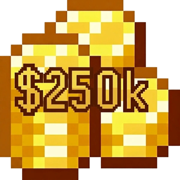$250k ingame cash